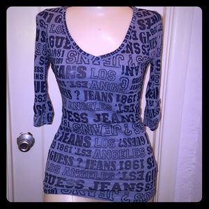Guess casual 3/4 sleeve top